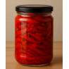 Pots de poivrons confits