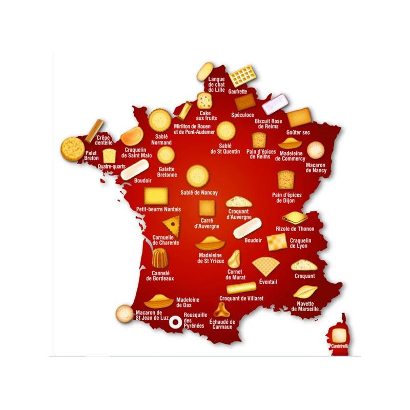 Biscuits de régions
